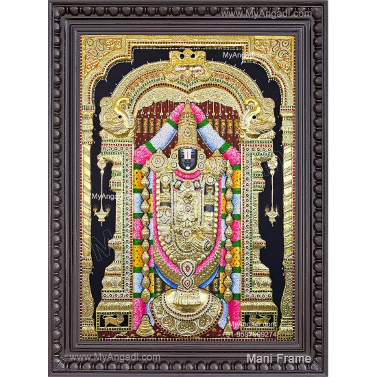 3D Embossed Balaji Tanjore Painting 3D Embossed Balaji Tanjore Painting