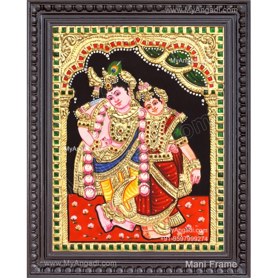 Kannan Rukmani Tanjore Painting