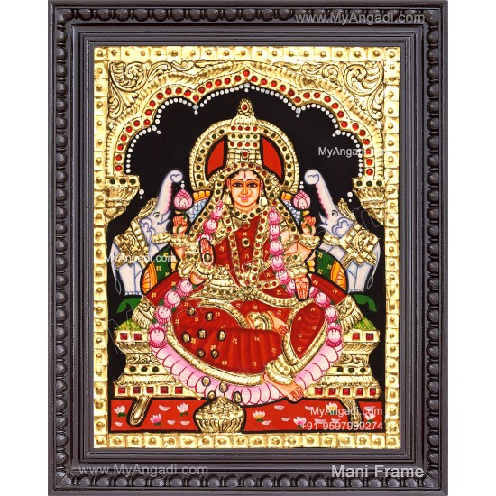 Gajalakshmi Tanjore Painting