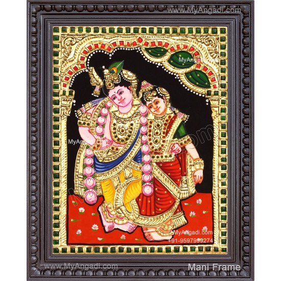 Kannan Rukmani Tanjore Painting