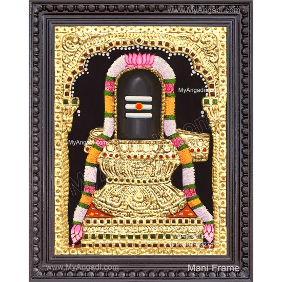 Shiva Lingam Tanjore Painting