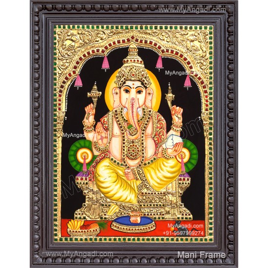 Ganesha Tanjore Painting