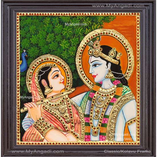Radha Krishna Tanjore Paintings