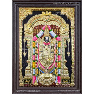 3D Embossed Balaji Tanjore Painting