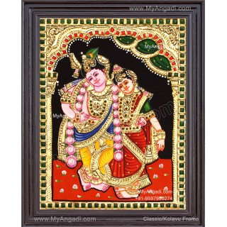 Kannan Rukmani Tanjore Painting