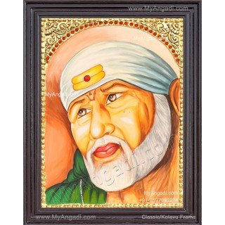 Shirdi Saibaba Tanjore Painting
