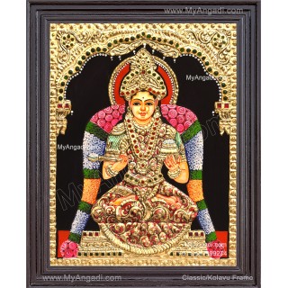 Annapoorani tanjore painting