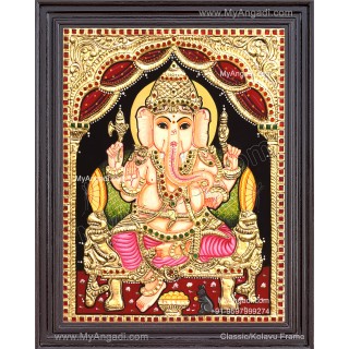 Ganesha Tanjore Painting