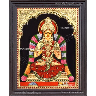 Annapoorani tanjore painting