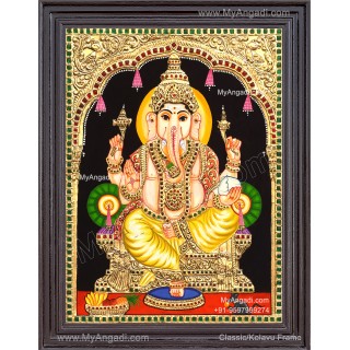 Ganesha Tanjore Painting