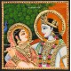 Radha Krishna Tanjore Paintings