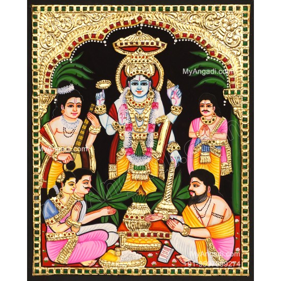 Sathya Narayana Tanjore Painting