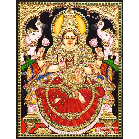 Gajalakshmi Tanjore Paintings