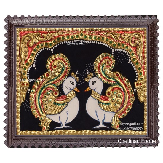 Swan Tanjore Painting
