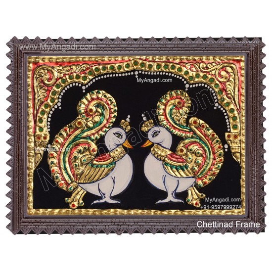 Swan Tanjore Painting