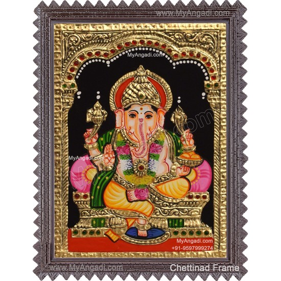 Ganesha Tanjore Painting