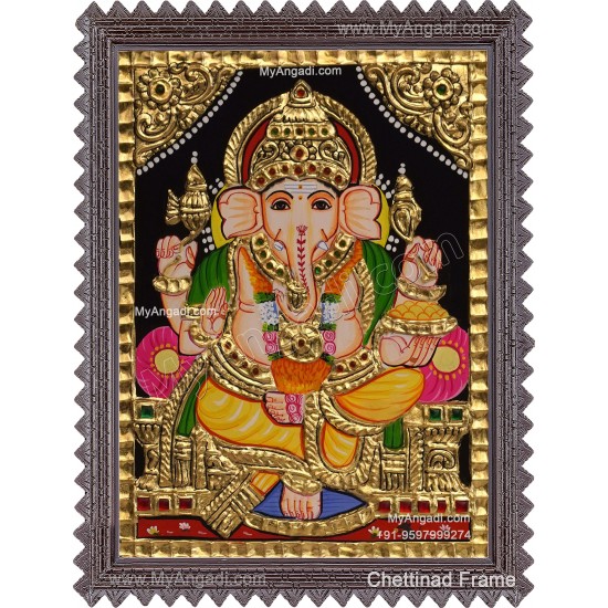 Ganesha Tanjore Painting