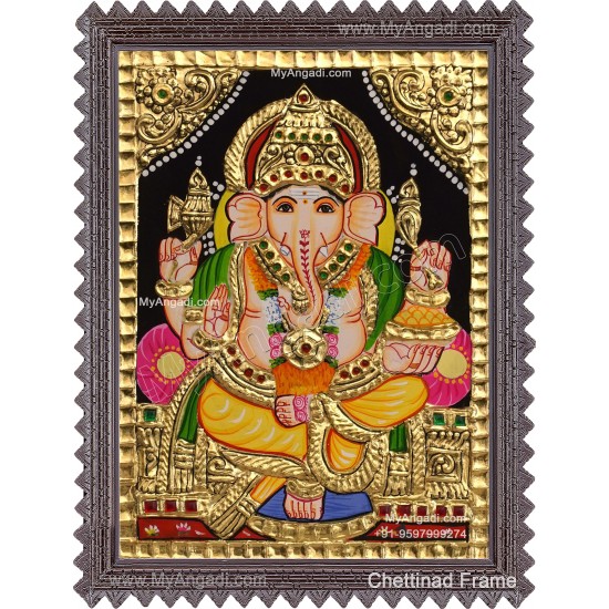 Ganesha Tanjore Painting