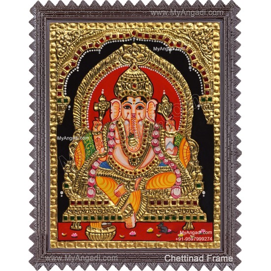 Ganesha Tanjore Painting