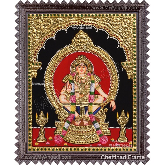 Ayyappan Tanjore Painting Ayyappan Tanjore Painting