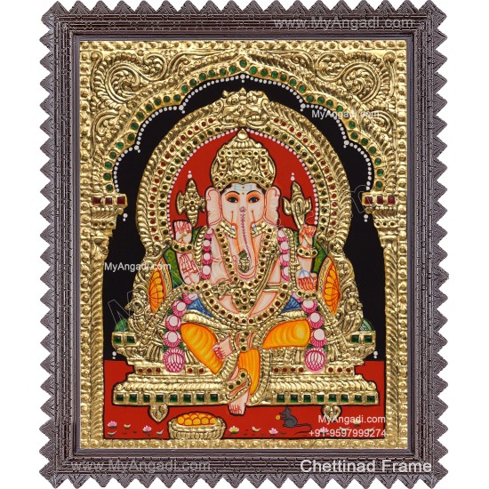 Ganesha Tanjore Painting