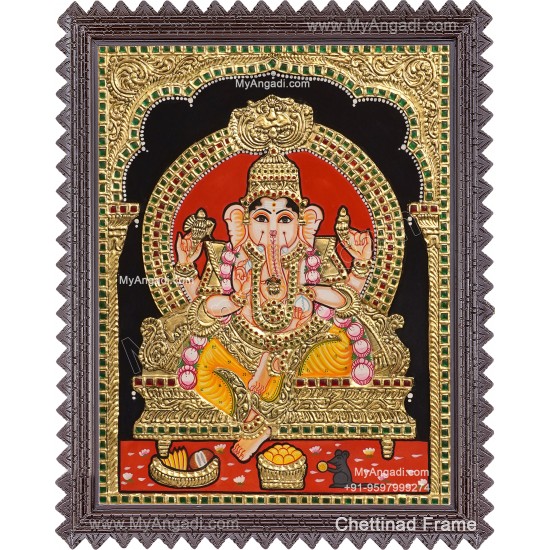 Ganesha Tanjore Painting