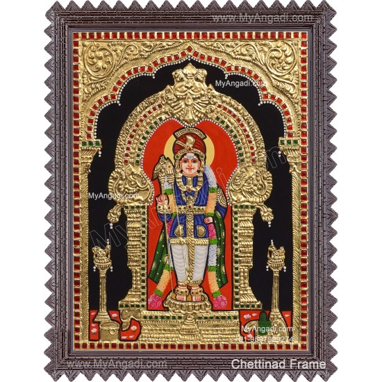 Raja Alangara Murugar Tanjore Painting