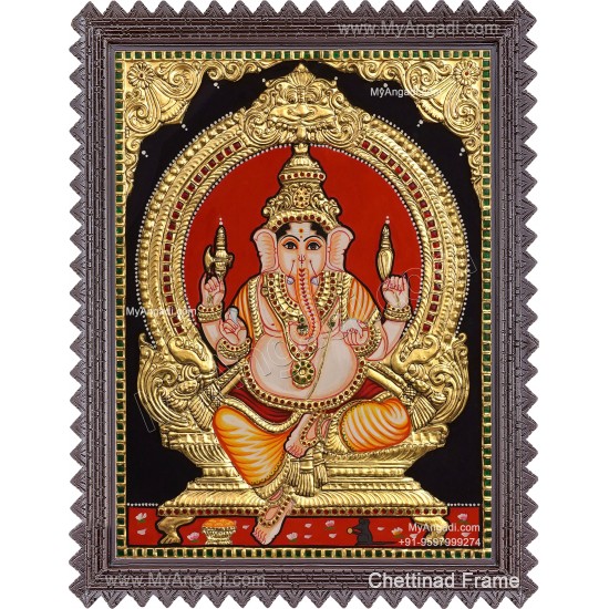 Ganesha Tajore Painting Ganesha Tajore Painting
