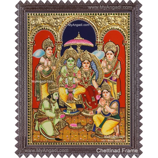 Ram Durbar Tanjore Painting