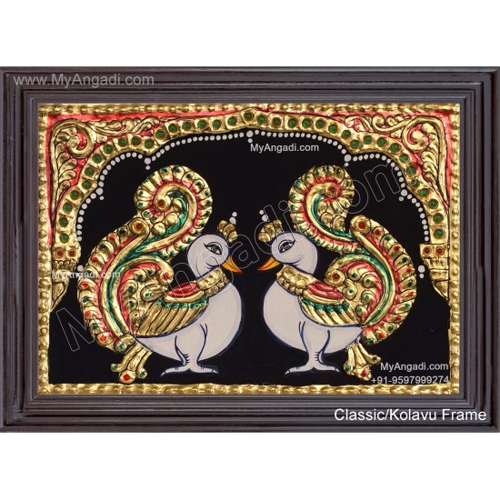 Swan Tanjore Painting