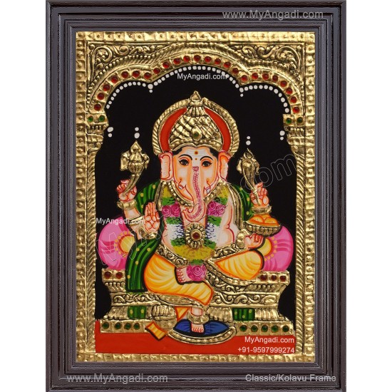 Ganesha Tanjore Painting