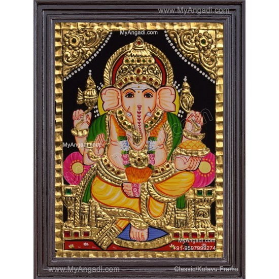 Ganesha Tanjore Painting