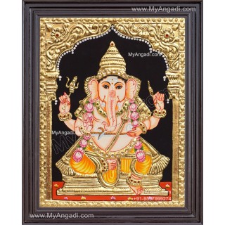 Ganesha Tanjore Painting