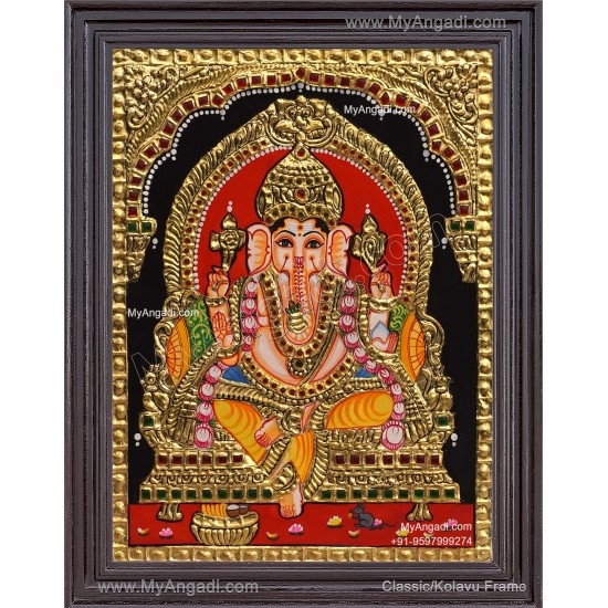 Ganesha Tanjore Painting