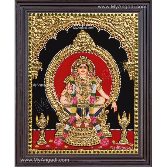 Ayyappan Tanjore Painting Ayyappan Tanjore Painting