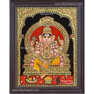 Ganesha Tanjore Painting