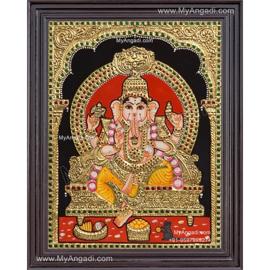 Ganesha Tanjore Painting