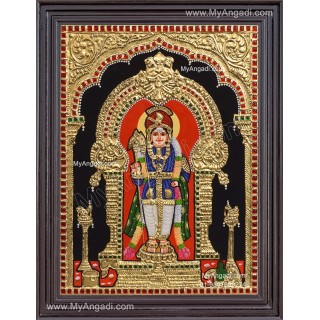 Raja Alangara Murugar Tanjore Painting