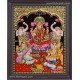 Ganesha Lakshmi Saraswathi Tanjore Painting Ganesha Lakshmi Saraswathi Tanjore Painting