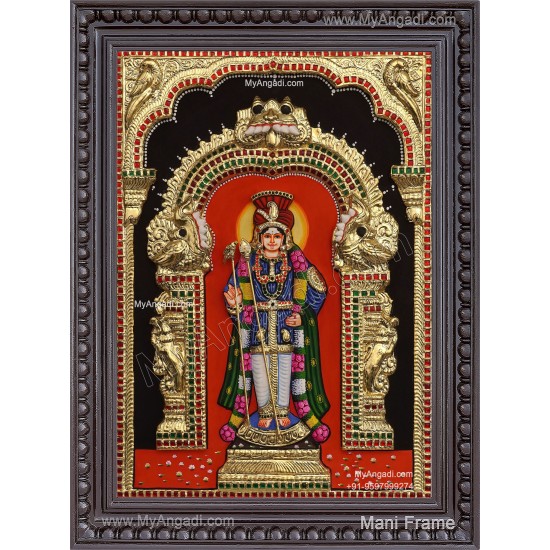 Raja Rlangara Murugar 3D Tanjore Painting