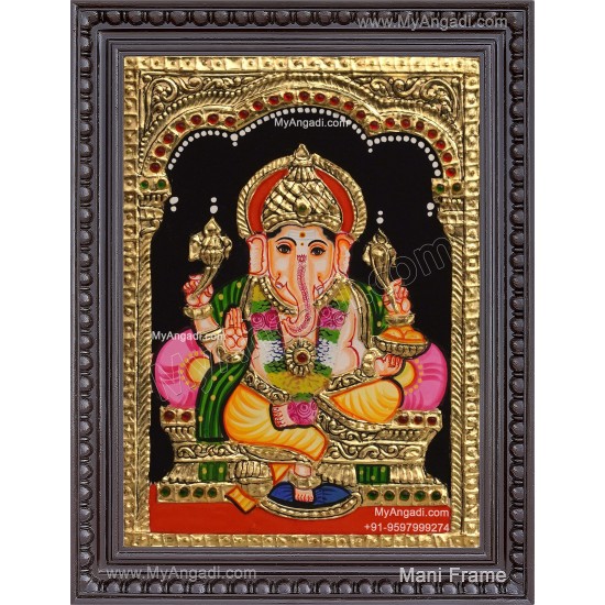 Ganesha Tanjore Painting