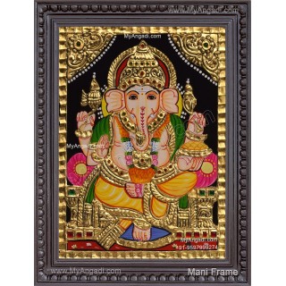 Ganesha Tanjore Painting