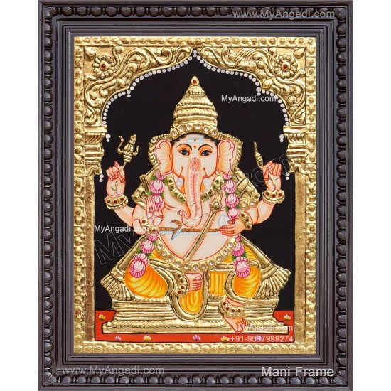 Ganesha Tanjore Painting Ganesha Tanjore Painting