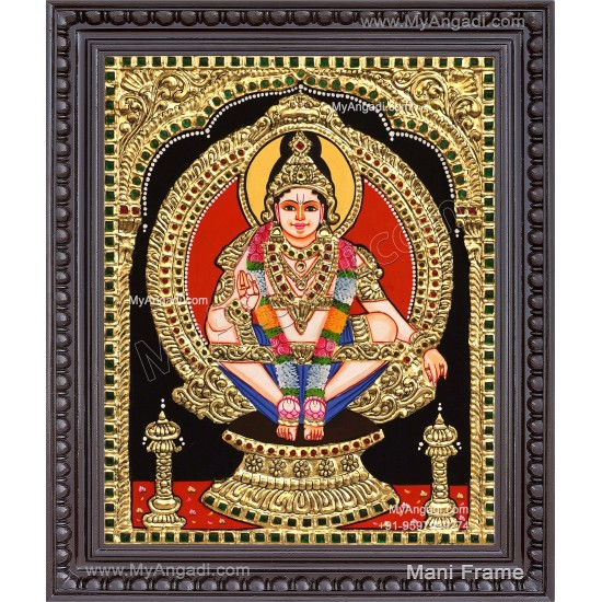 Ayyappan Tanjore Painting Ayyappan Tanjore Painting