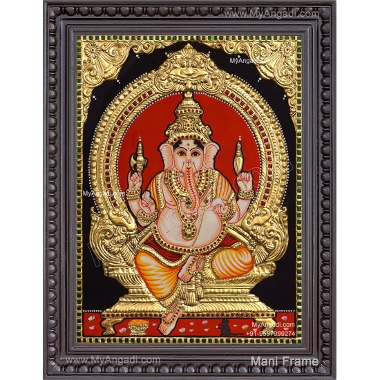Ganesha Tajore Painting Ganesha Tajore Painting