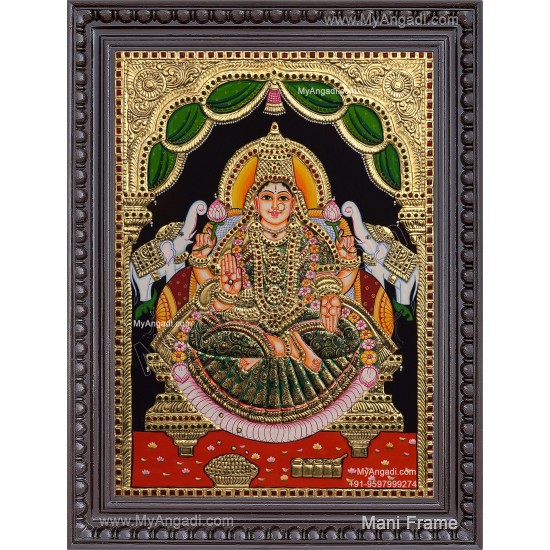 Gajalakshmi Tanjore Painting