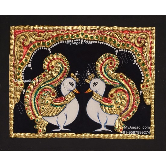 Swan Tanjore Painting