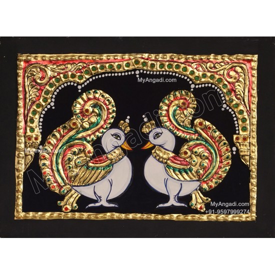 Swan Tanjore Painting