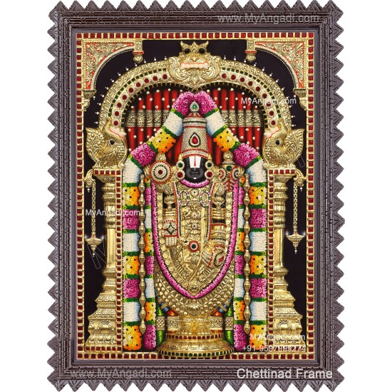 Balaji 3d Tanjore Painting