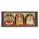 3 Panel  Lakshmi Ganesha Saraswathi Tanjore Painting